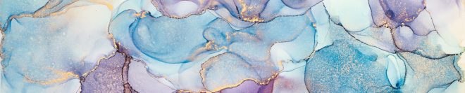 Natural  luxury abstract fluid art painting in alcohol ink technique. Tender and dreamy  wallpaper. Mixture of colors creating transparent waves and golden swirls. For posters, other printed materials